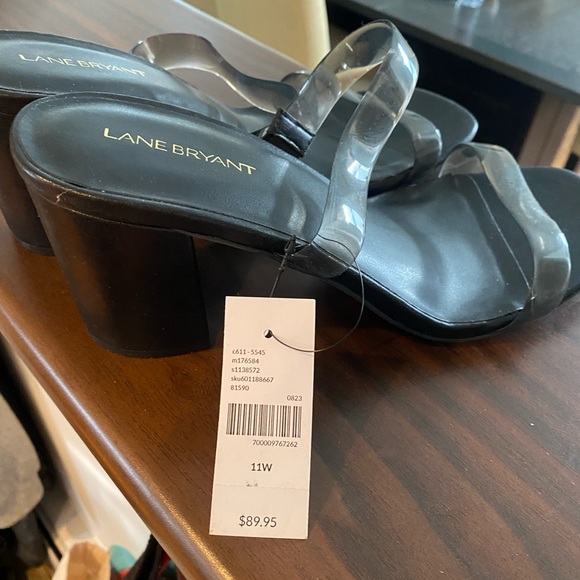 BNWT Mules with clear straps - Picture 4 of 7